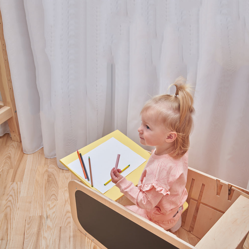 Montessori 5-in-1 Lernturm & Busy Board Station