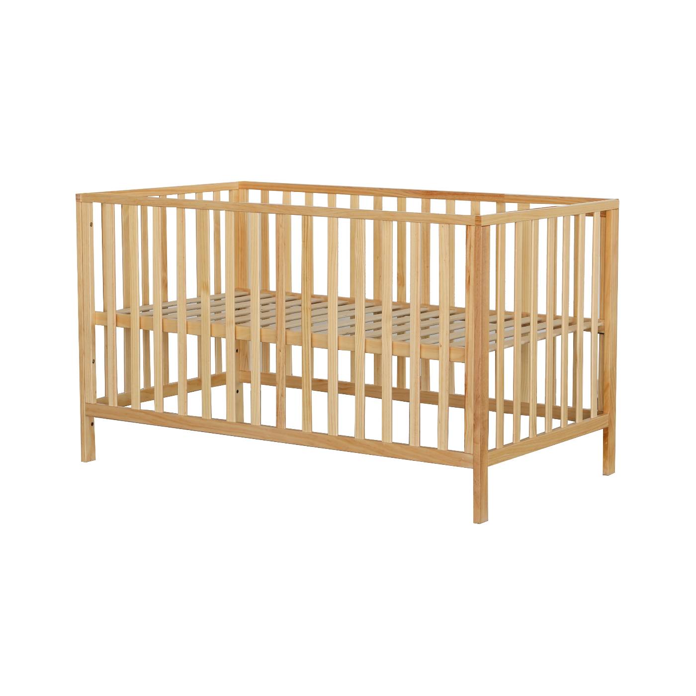 Montessori Babybett “Timo” – Kiefer mit Abnehmbarer Seite