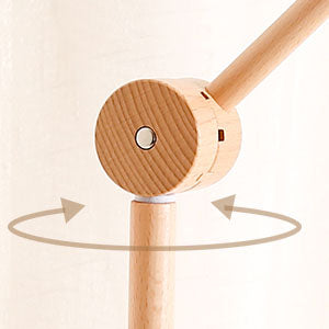 Mobile-Halter fürs Babybett – höhenverstellbar durch Drehung, stabil & leise