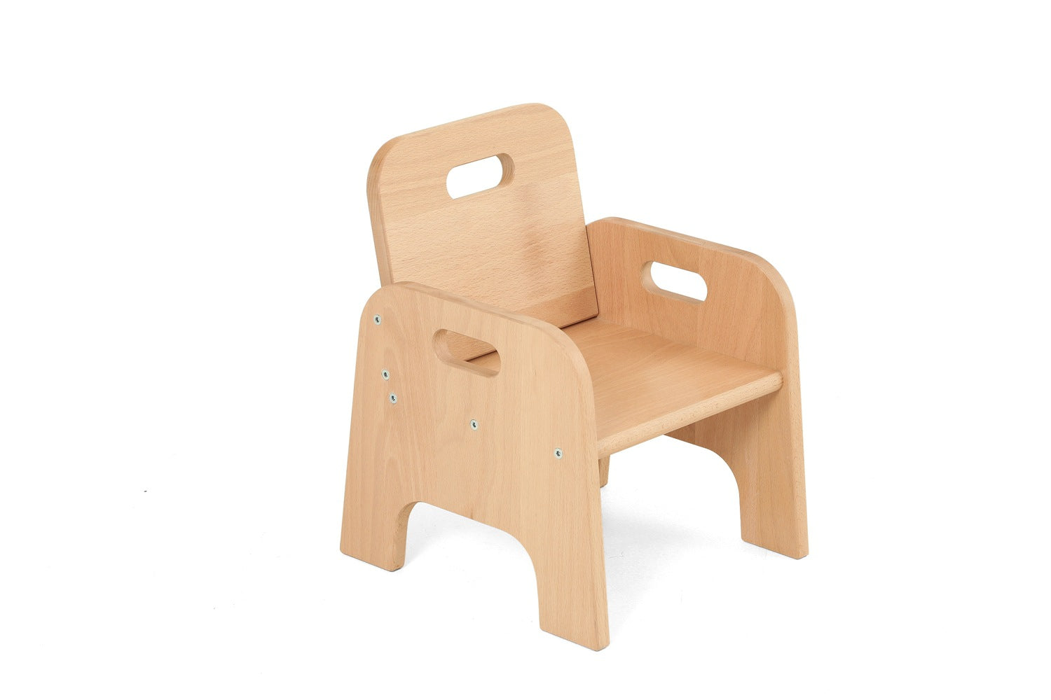 Montessori Kinderstuhl Holz – Niedrige Sitzhöhe (Ab 1 Jahr)