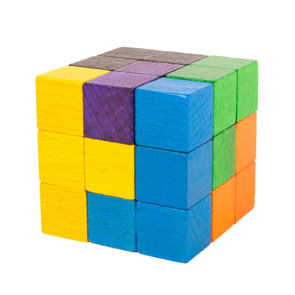 Klassensatz SOMA-Würfel aus Holz – 3D Gehirntraining & Mathematikspielzeug