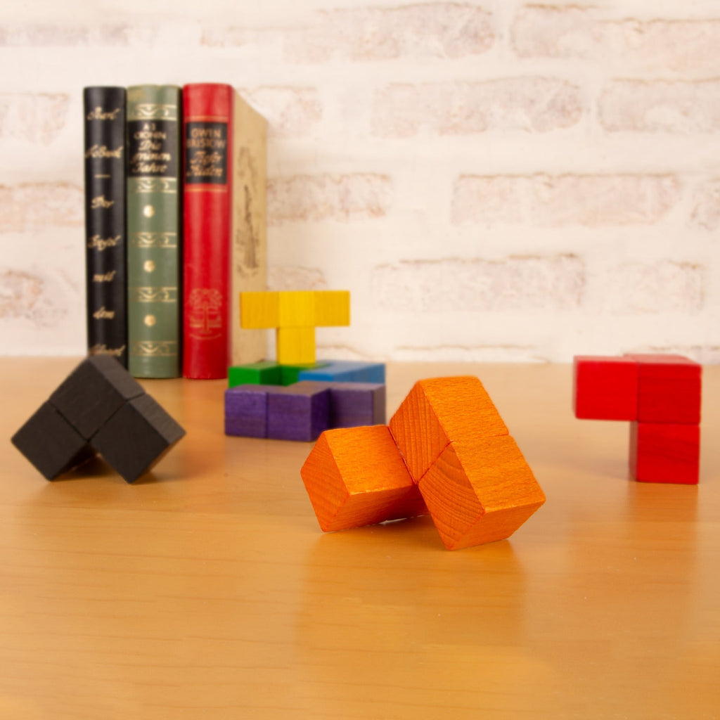 Klassensatz SOMA-Würfel aus Holz – 3D Gehirntraining & Mathematikspielzeug
