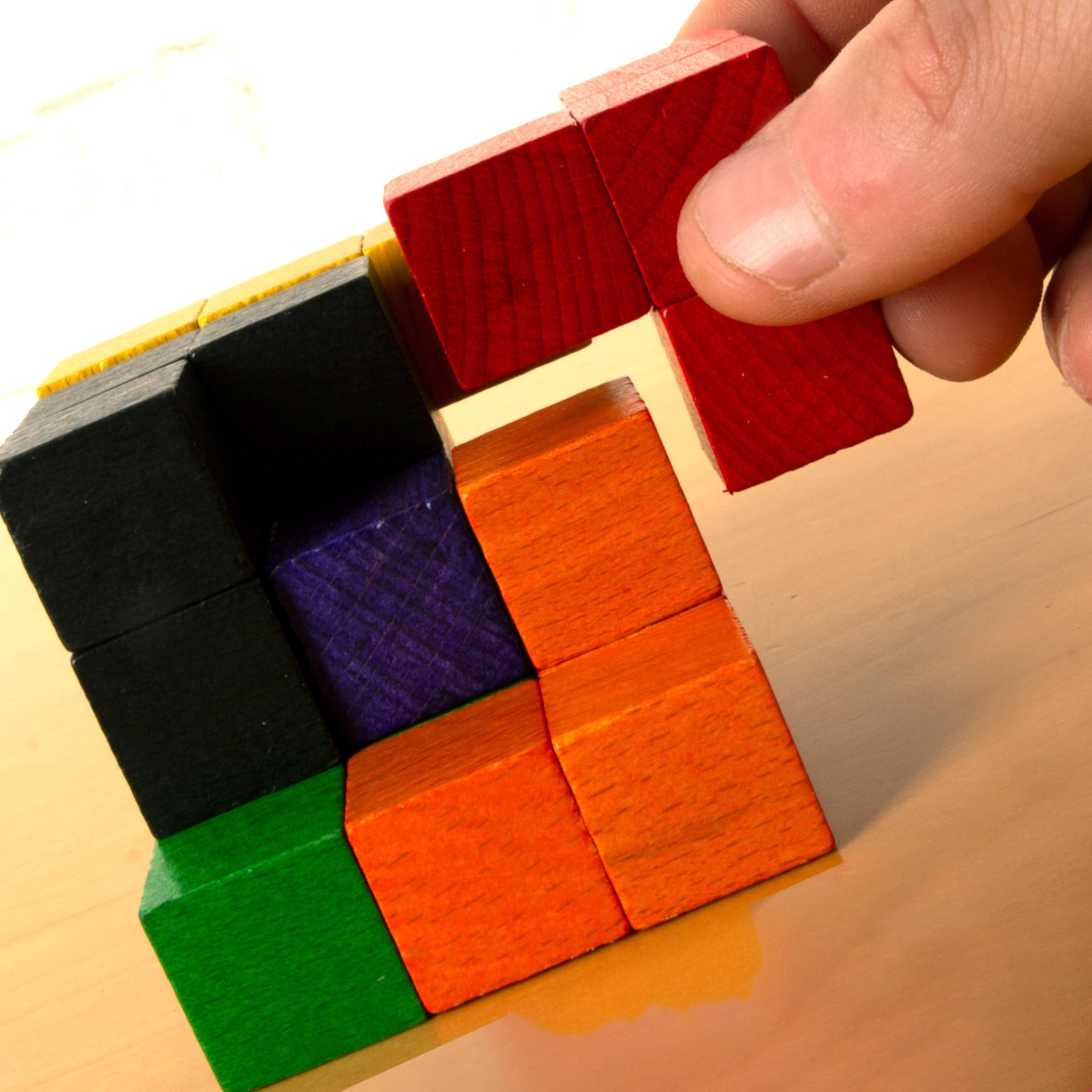 Klassensatz SOMA-Würfel aus Holz – 3D Gehirntraining & Mathematikspielzeug