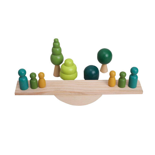 Montessori Holz Balance Spielzeug – Sinnes & Lernspielzeug für Kinder ab 1 Jahren