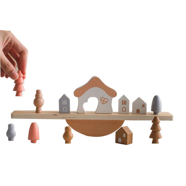 Montessori Holz Balance Spielzeug – Sinnes & Lernspielzeug für Kinder ab 1 Jahren