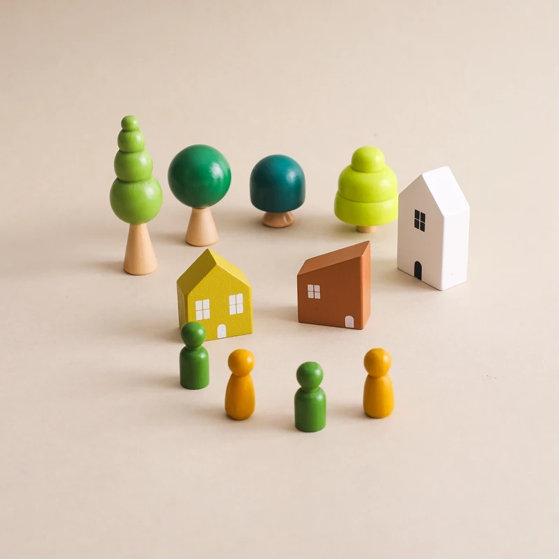 Montessori Holz Balance Spielzeug – Sinnes & Lernspielzeug für Kinder ab 1 Jahren