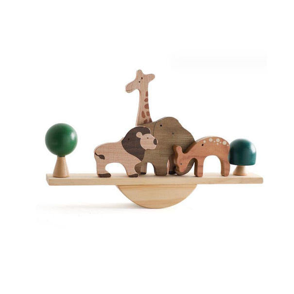 Montessori Holz Balance Spielzeug – Sinnes & Lernspielzeug für Kinder ab 1 Jahren